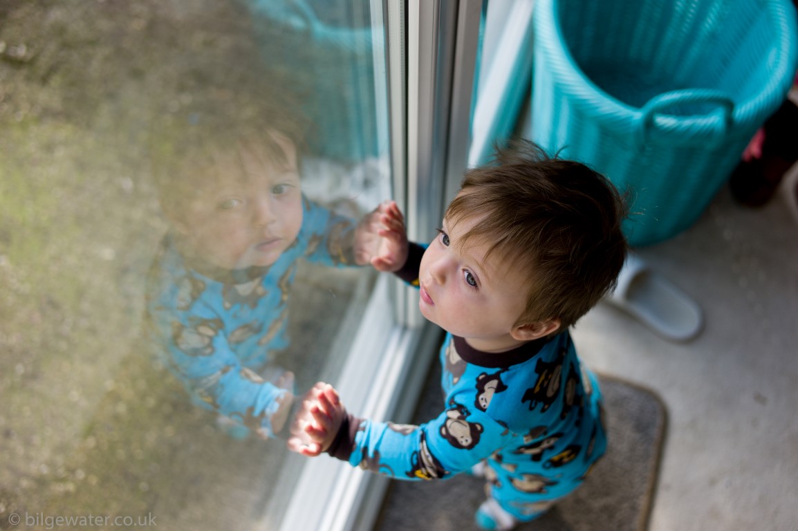 Boy at the window